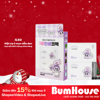  Mặt Nạ Mũi Ủ Mụn Đầu Đen Ilso Natural Mild Clear Nose Pack 7g set  lẻ miếng  