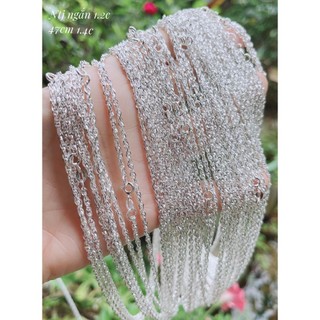 Dây chuyền bạc nữ kiểu xoắn