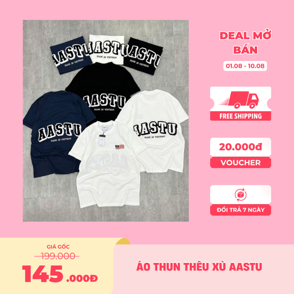 AASTU Classic  – Áo thun streetwear form oversize
