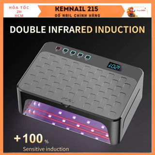  Máy hơ gel tích điện NEBX chính hãng - Lugx 801S hơ móng nail 2 tay công suất 48W Máy hơ gel 57 bóng 