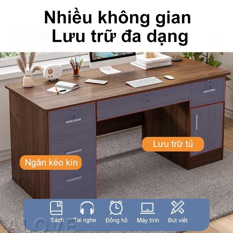 ALOVE Bàn làm việc hiện đại Bàn làm việc đa chức năng phù hợp cho gia đình và văn phòng | BigBuy360 - bigbuy360.vn