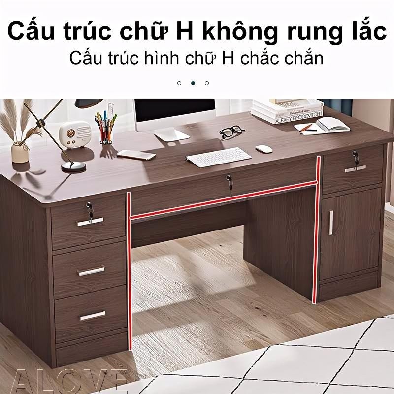ALOVE Bàn làm việc hiện đại Bàn làm việc đa chức năng phù hợp cho gia đình và văn phòng | BigBuy360 - bigbuy360.vn
