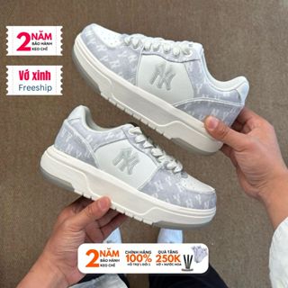 [CHÍNH HÃNG] Giày MLB Chunky Liner Denim NY, giày độn 6cm (FULL HIDDEN TAG)