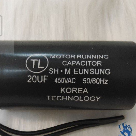 tụ máy bơm 450Vac 20uf hàng tốt