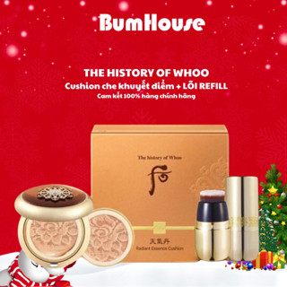 Phấn Nước The History Of Whoo Cheongidan Radiant Essence Cushion SPF50+/PA+++ (kèm Lõi Thay Thế 15g +15g)