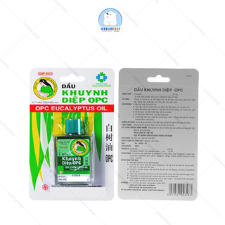 Dầu Khuynh Diệp OPC Chai 25ml Hiệu Mẹ Bồng Con Được Các Mẹ Tin Dùng Chai Nước Màu Xanh