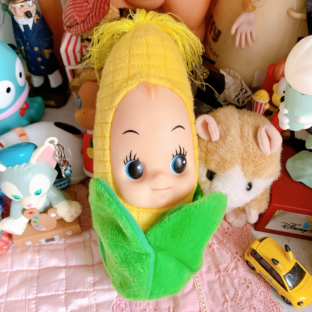 gấu bông búp bê kewpie cosplay trái bắp