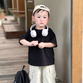Áo Thun Cộc Tay Bé Trai Bé Gái Fbaby Vải Mùa Hè Cotton Co Giãn 4 Chiều Form Áo Phông Unisex  Basic Mềm Mại Cho Bé