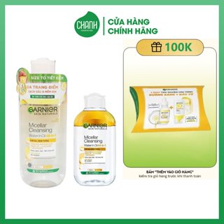  Nước Tẩy Trang Sạch Sâu Garnier Micellar Vàng Dầu 