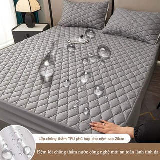 Ga chống thấm cotton chần bông DSBY, Ga giường/drap chất liệu siêu mềm mại mát mịn sử dụng Bốn mùa
