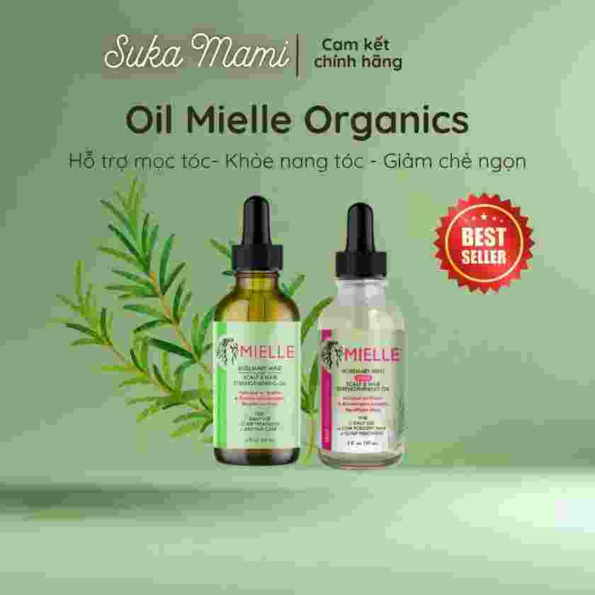 Mielle - Dầu dưỡng dài tóc Mielle Organics Rosemary Mint Scalp & Hair Strengthening Oil 59ml