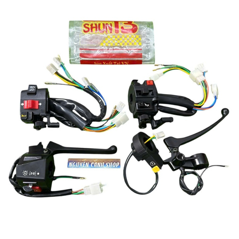 Cặp cùm công tắc SHUNB xe Dream Wave 2000-2004