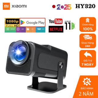 XIAOMI Máy chiếu MINI HY320/300PRO Full HD 4K WiFi 6 Android11 Hỗ trợ kết nối với điện thoại di động và máy tính