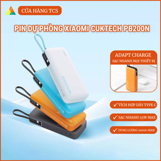 Sạc dự phòng CUKTECH CP25 20000mAh XlA0Ml 55W 2C1A (Sạc nhanh kèm cáp sạc)