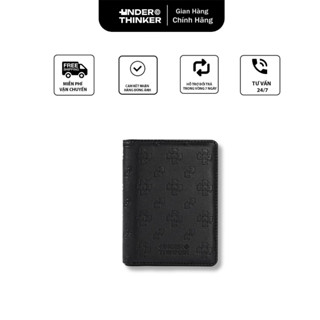 Ví Da Nam Monogram Vertical Dập Chìm Cao Cấp Chính Hãng | UNDERTHINKER