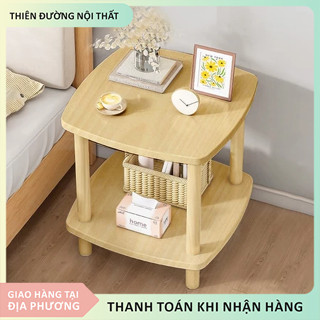 bàn nhỏ để đầu giường bàn để đầu giường kệ gỗ nhỏ Hợp Mọi Không Gian Kệ Gỗ Phong Cách Vintage bàn decor phòng ngủ