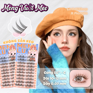 Lông Mi Giả MengLu H3 Phong Cách Móng Vuốt Mèo Mỏng Nhẹ Tự Nhiên