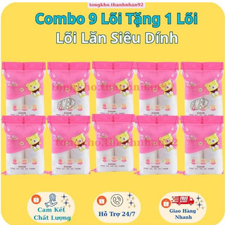  Combo 10 Lõi Giấy Lăn Bụi Quần Áo 10cm Thay Thế Đa Năng Làm Sạch Lông Thú Cưng 