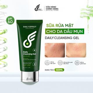 Sữa rửa mặt dạng gel DAILY EFFECT làm sạch bụi bẩn, dầu nhờn, cân bằng độ pH cho da 120ml - HT