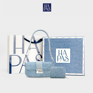 Bộ Quà Tặng Túi Xách Nữ Đeo Vai C Chic HAPAS Đai Ngang Size 21 - TDV23056