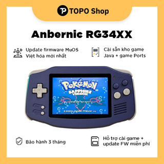 Anbernic RG34XX - cài sẵn MuOS Việt hóa + kho game hay, game Port, game Java chọn lọc