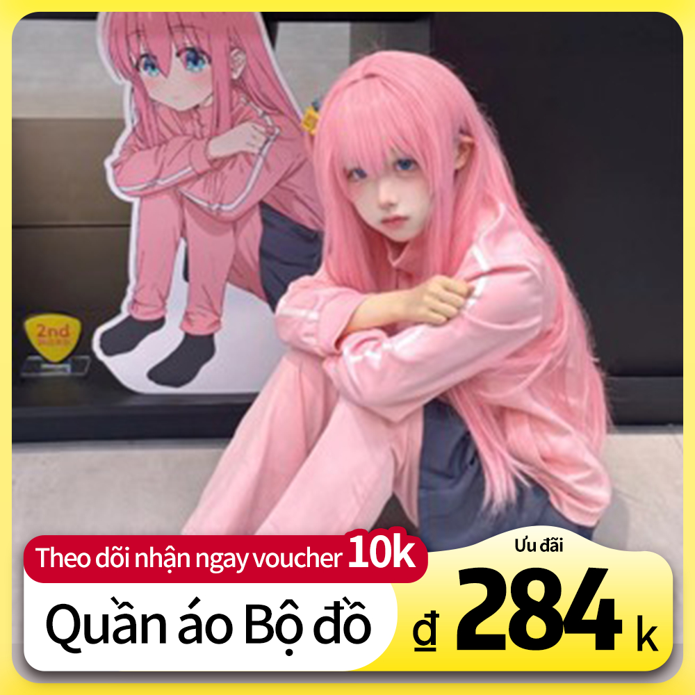 Đồ Cosplay Bocchi The Rock Bộ Váy Hóa Trang Bocchi-chan Hitori Gotoh Yamada Ryou Kita Ikuyo Nữ Full