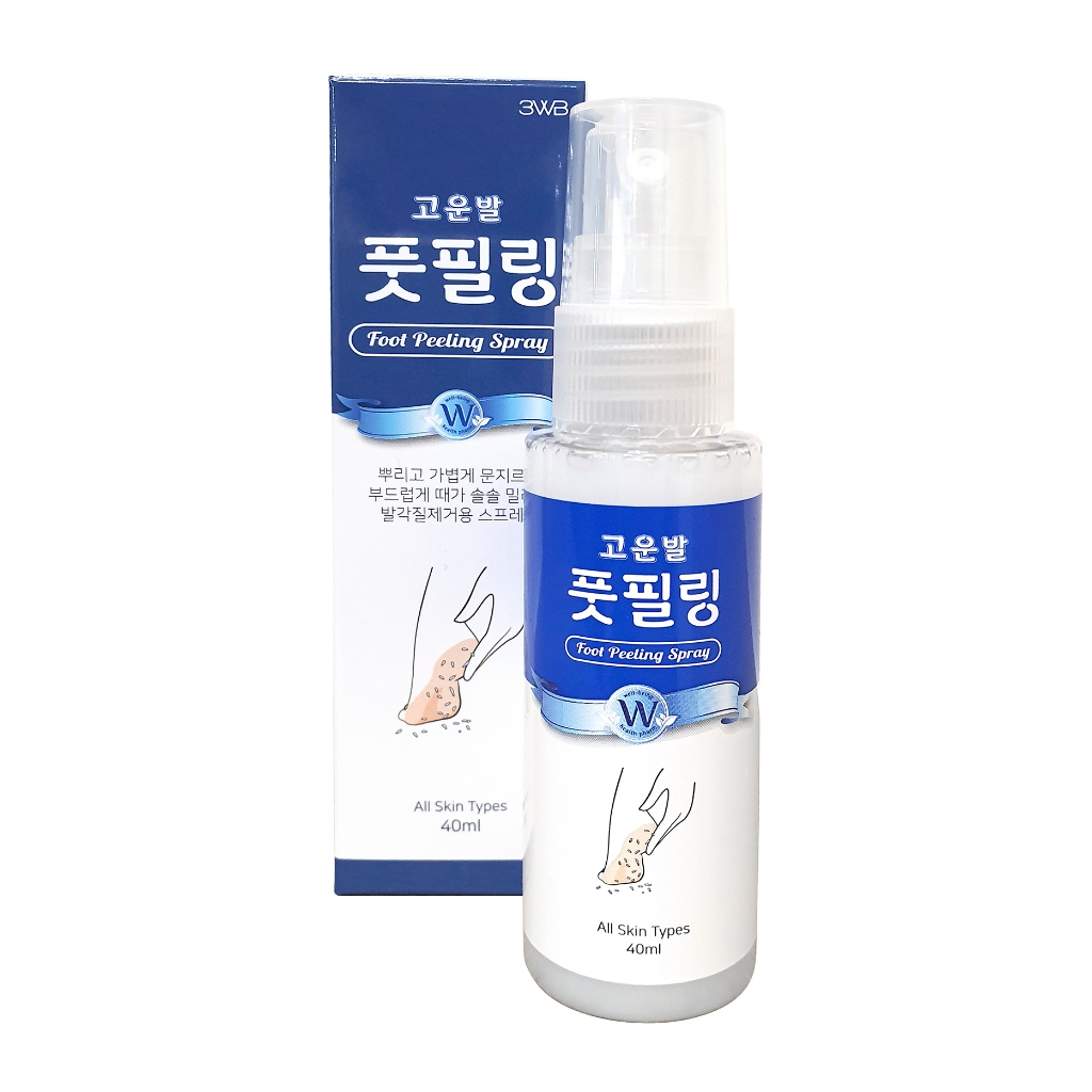 3WB Foot Peeling Spray: Loại Bỏ Tế Bào Chết và Làm Mềm Da Bàn Chân ( 40ml