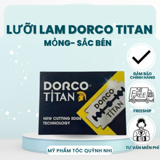 [ Chính hãng] DAO LAM TITAN DORCO ST300 SIÊU BÉN HỘP 100 LƯỠI