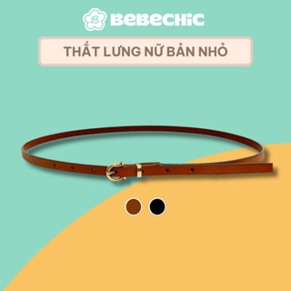 Dây Nịt Da Nữ Bản Nhỏ 1cm - Thắt Lưng Thời Trang BEBECHIC
