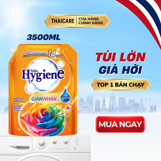 Nước Xả Vải Hygiene Đậm Đặc Túi Lớn 3.5L | Thơm Lâu, Tiết Kiệm, Dịu Nhẹ, Dùng Cho Cả Gia Đình