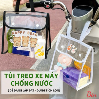 🌸FREESHIP🌸✨ TÚI TREO XE MÁY CHỐNG NƯỚC TRONG SUỐT ✨