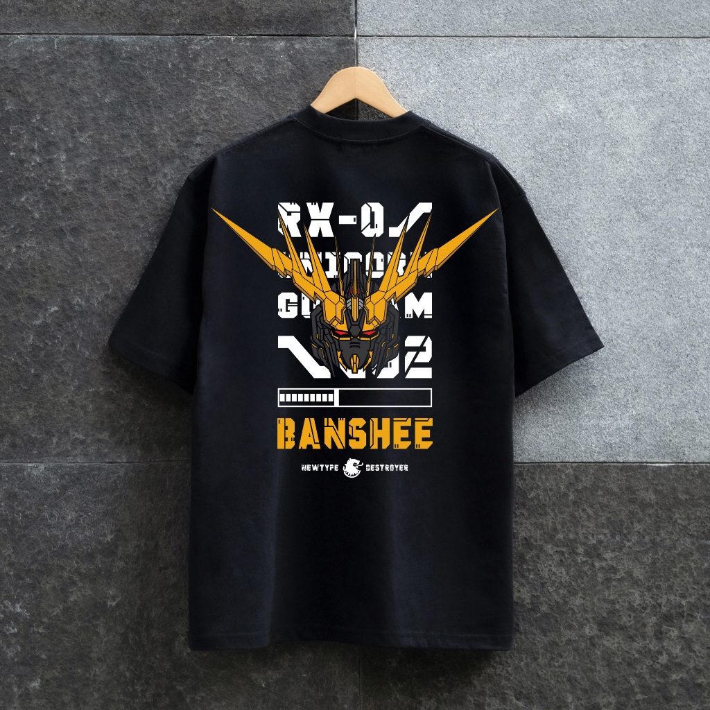 Áo thun Gundam Banshee Nam Nữ Unisex Form Rộng Oversized | BigBuy360 - bigbuy360.vn