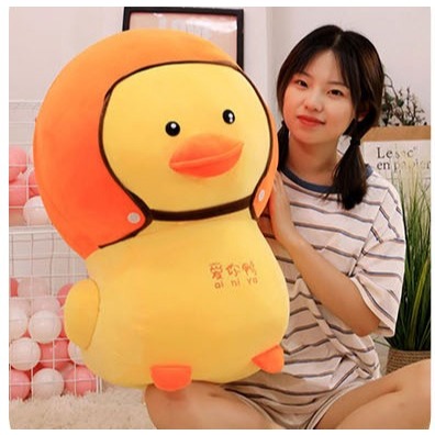 GẤU BÔNG VỊT BẢO HIỂM LOẠI ĐẸP VẢI MINISO CAO CẤP