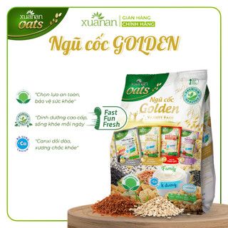  Ngũ Cốc Golden  Variety Pack  Xuân An  ít đường  Túi 400G {25g*16 gói} 