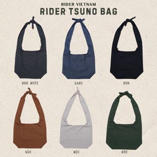 Túi đeo chéo canvas unisex nam nữ Rider Tsuno Bag phong cách cổ điển, retro