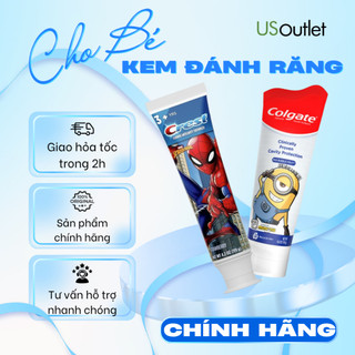  Kem Đánh Răng Mỹ Crest Colgate Dành cho bé 119g 