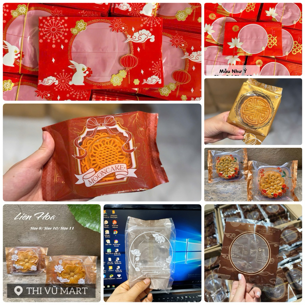 Túi Đựng Bánh Trung Thu số 10(180-200gr)(Túi & khay riêng)