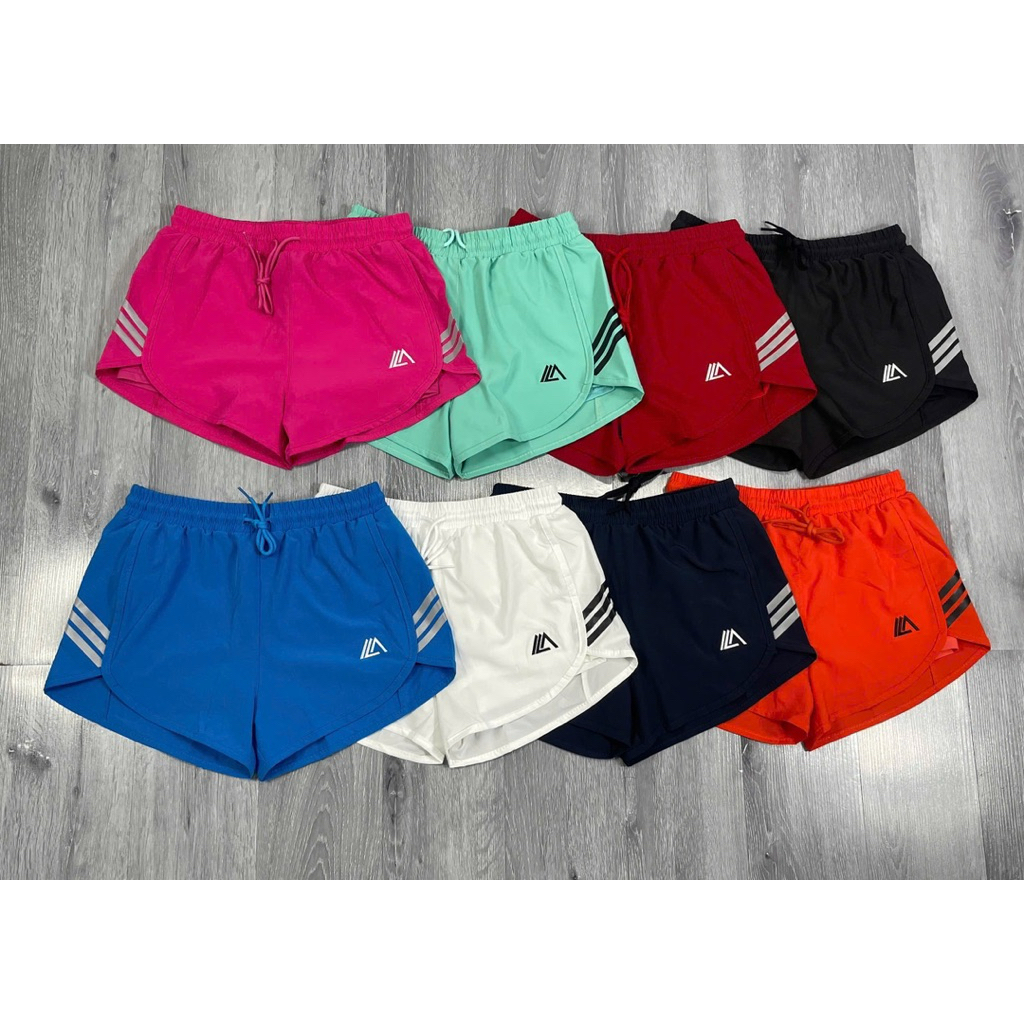 Quần Short 2 Lớp Thể Thao Nữ MILAVY 3 Vạch