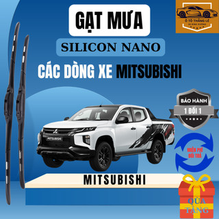 Gạt Mưa Ô Tô MITSUBISHI TRITON, XPANDER, ATTRAGE, PAJERO, JOLIE ...Lưỡi Silicon NANO Gạt Sạch Êm. 3K