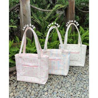 [ TẶNG KÈM CỘT REN ] Túi tote chần bông đứng form có ngăn đựng laptop có chống sốc túi có 3 lớp handmade bag Bé Điệu