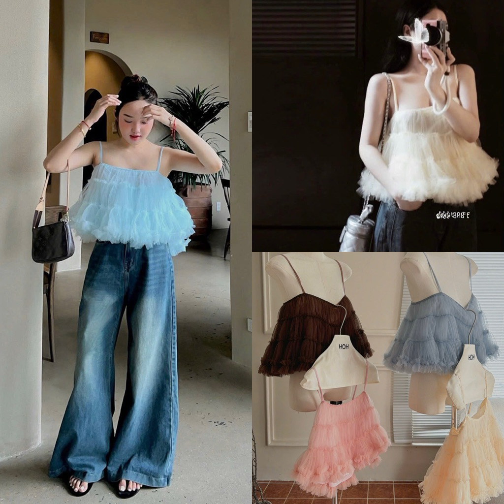 ÁO HAI DÂY XẺ TÀ HỞ LƯNG