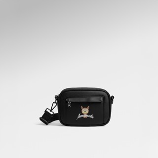 Túi Da Đeo Chéo Nam Nữ Dáng Hộp Amanda Thương Hiệu Leonardo