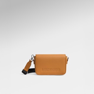 Túi Da Đeo Chéo Fency Chất Liệu Microfiber Bề Mặt Không Bám Vân Tay Thương Hiệu LEONARDO