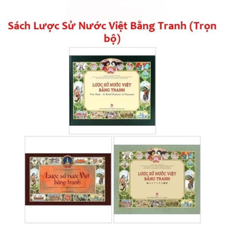  Sách Lược Sử Nước Việt Bằng Tranh - Tiếng Việt Và Song Ngữ Anh - Việt  Kim Đồng  