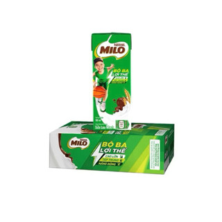 Thùng 48 hộp sữa lúa mạch Milo 180ml (bao bì mới)