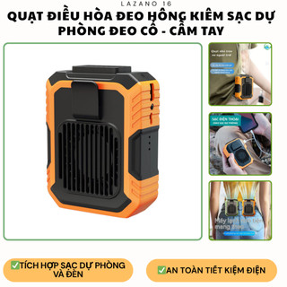 [quạt di động] Quạt Đeo Hông Thể Thao – Siêu Mát, Nhẹ Nhàng, Thời Gian Sử Dụng Lâu, Giúp Giải Nhiệt Nhanh Chóng