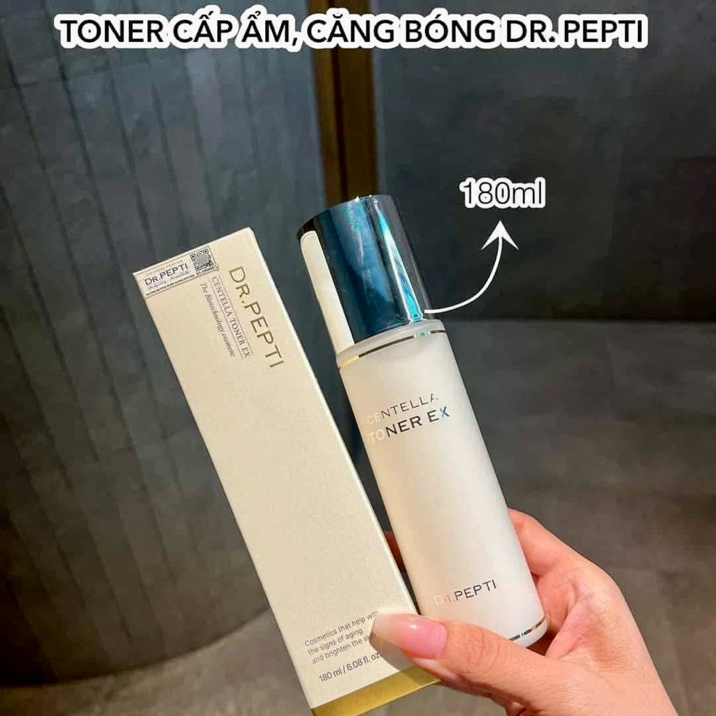 [Mẫu Mới] Nước Hoa Hồng Se Khít Lỗ Chân Lông, Phục Hồi Da Da DR.PEPTI Hàn Quốc Centella Toner drpept