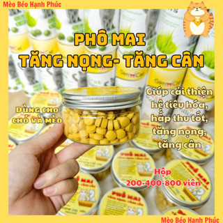 VIÊN PHÔ MAI CHO MÈO THƠM NGON HỖ TRỢ TĂNG NỌNG, BÉO Ú