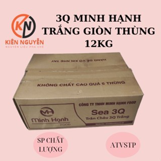Trân châu 3Q Minh Hạnh thùng 6 bịch( 12kg) - 3Q Minh Hạnh Trắng và Caramel