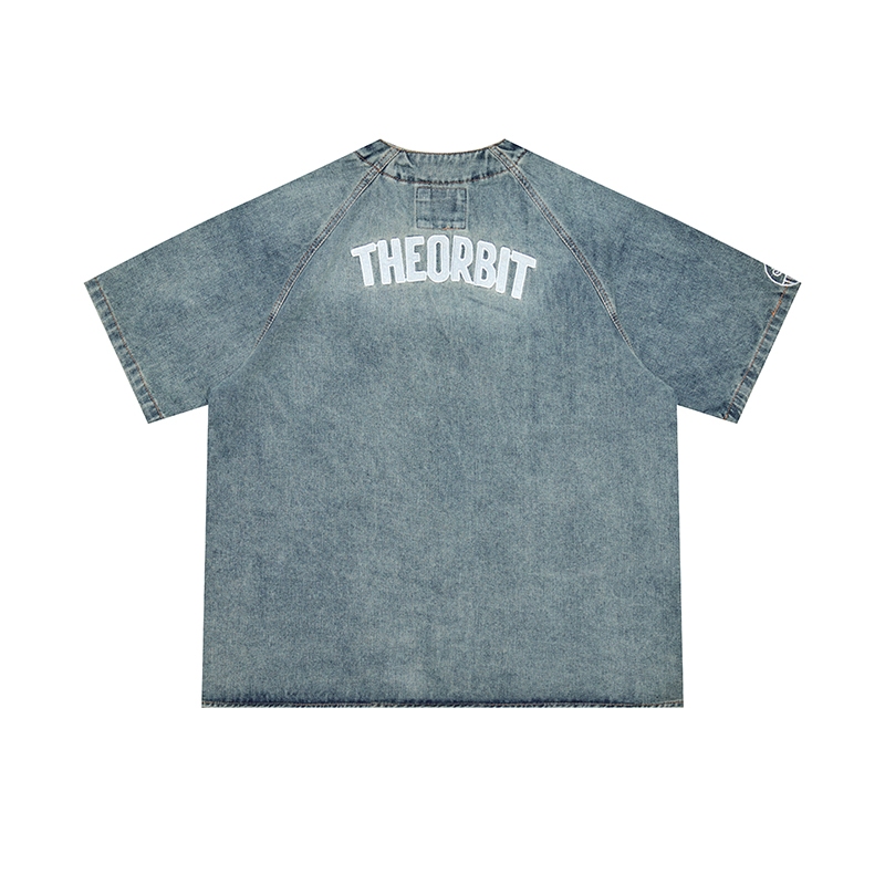 Áo Thể Thao ORBIT - ORBIT BASEBALL DENIM JERSEY - Local Brand Chính Hãng | BigBuy360 - bigbuy360.vn